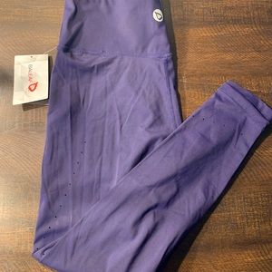 New With Tags Navy Blue/Purple Baleaf Leggings.